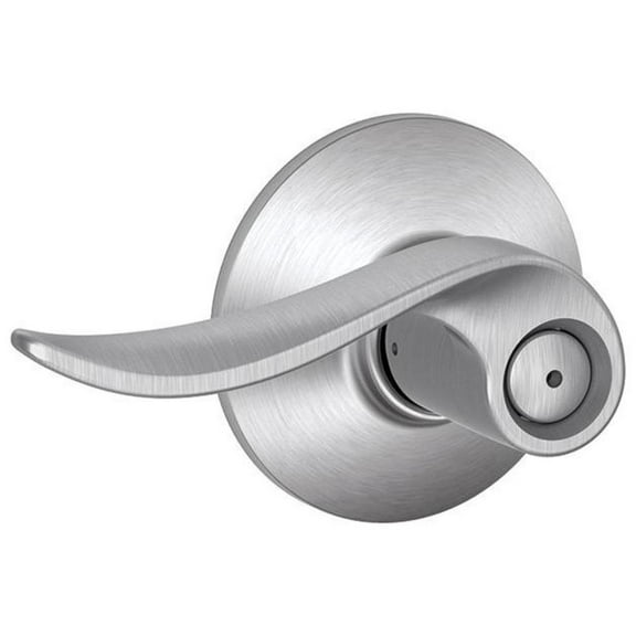 Schlage F40 SAC 626 Sacramento Privacy Lock Lever, Satin Chrome