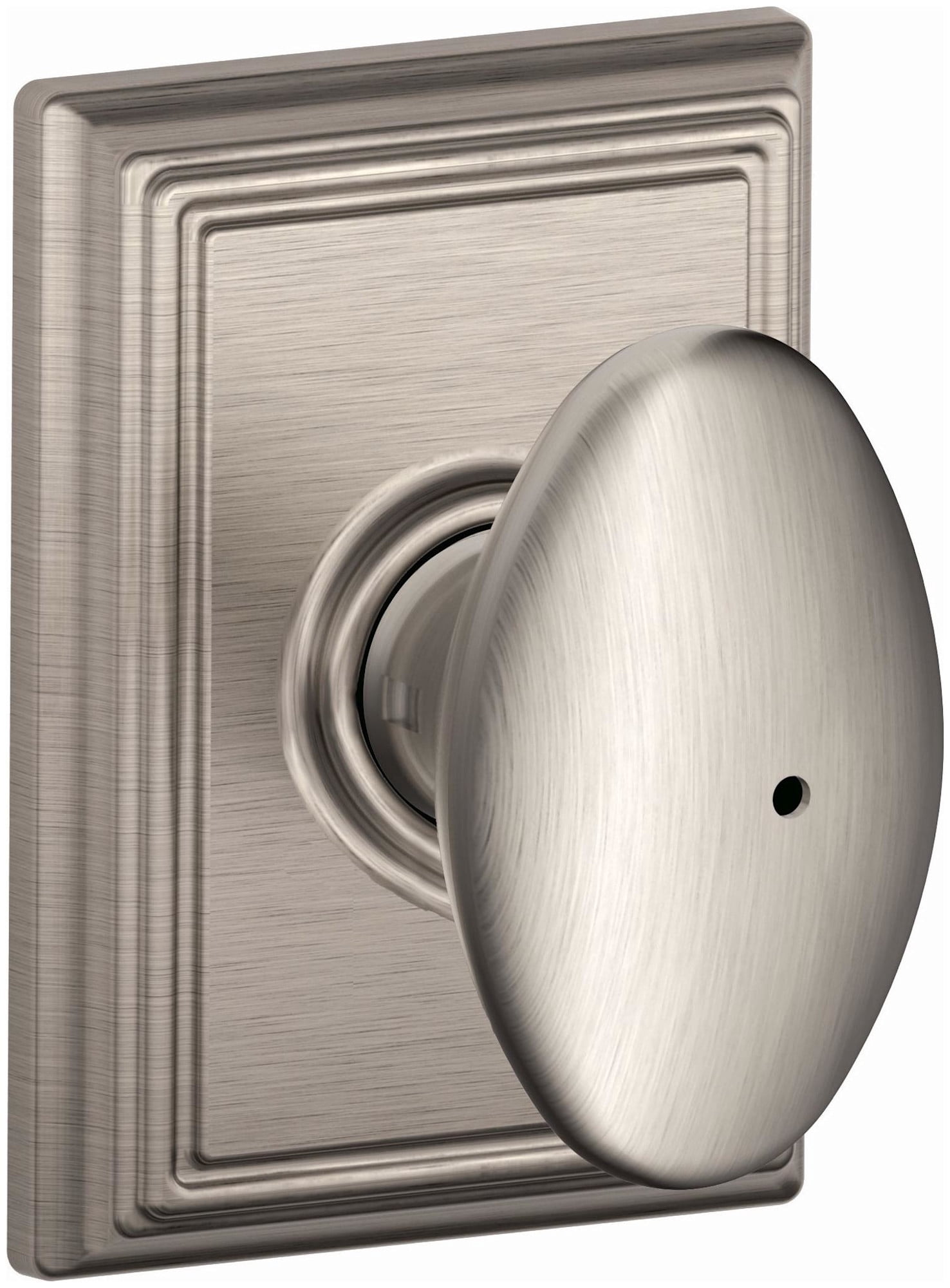 Schlage F40SIE619ADD Siena Privacy Door Knob Set - Nickel