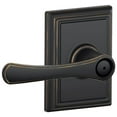 thumbnail image 1 of Schlage F40 VLA 716 ADD 16-080 10-027 134 N N SL Addison Collection Avila Bed and Bath Lever, Aged Bronze, 1 of 6