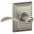 thumbnail image 1 of Schlage F40ACC619ADD Addison Collection Accent Privacy Lever, Satin Nickel, 1 of 7