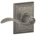 thumbnail image 1 of Schlage F40ACC621ADD Addison Collection Accent Privacy Lever, Distressed Nickel, 1 of 7