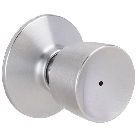 Schlage F40BEL626 Bell Privacy Knob, Satin Chrome