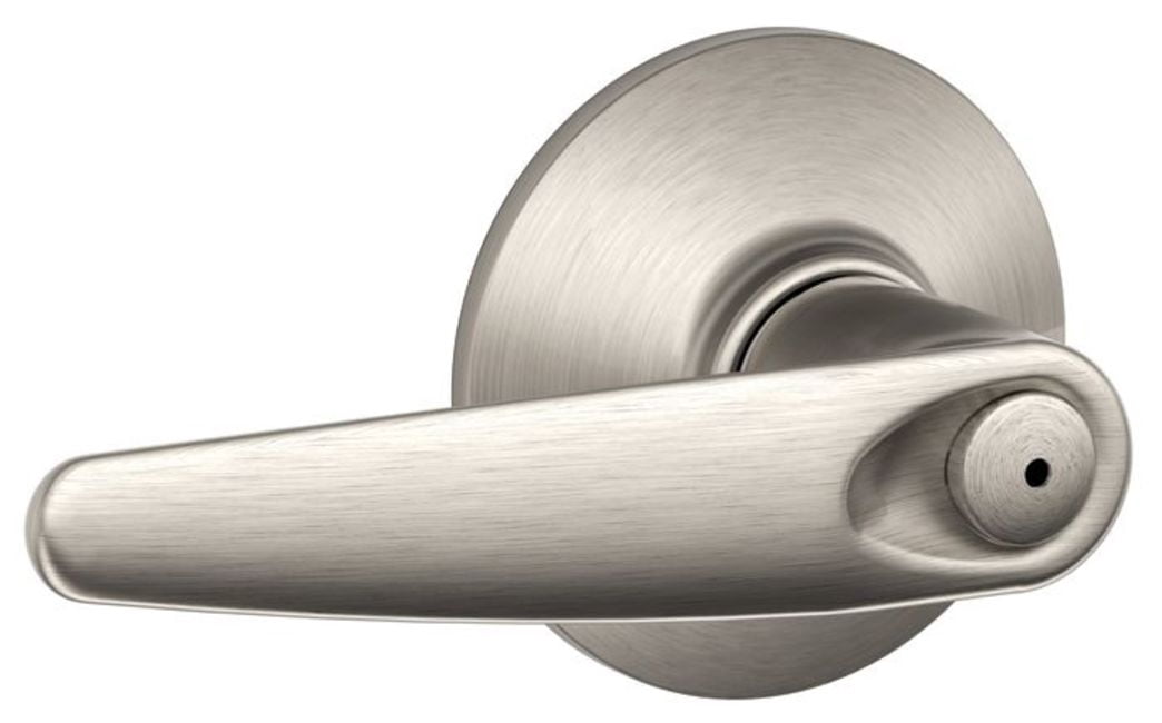 Schlage F10JAZ619 Jazz Passage Door Lever - Satin Nickel, Hall/Closet Function