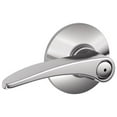 thumbnail image 1 of Schlage F40MNH625 Manhattan Privacy Lever, Bright Chrome, 1 of 3