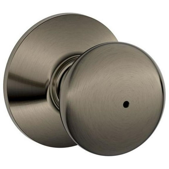 Schlage F40PLY620 Plymouth Privacy Knob, Antique Pewter