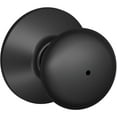thumbnail image 1 of Schlage F40PLY622 Plymouth Privacy Knob, Matte Black, 1 of 2