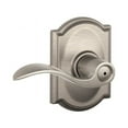 thumbnail image 1 of Schlage F40VACC619CAM Camelot Collection Accent Privacy Lever, Satin Nickel, 1 of 2