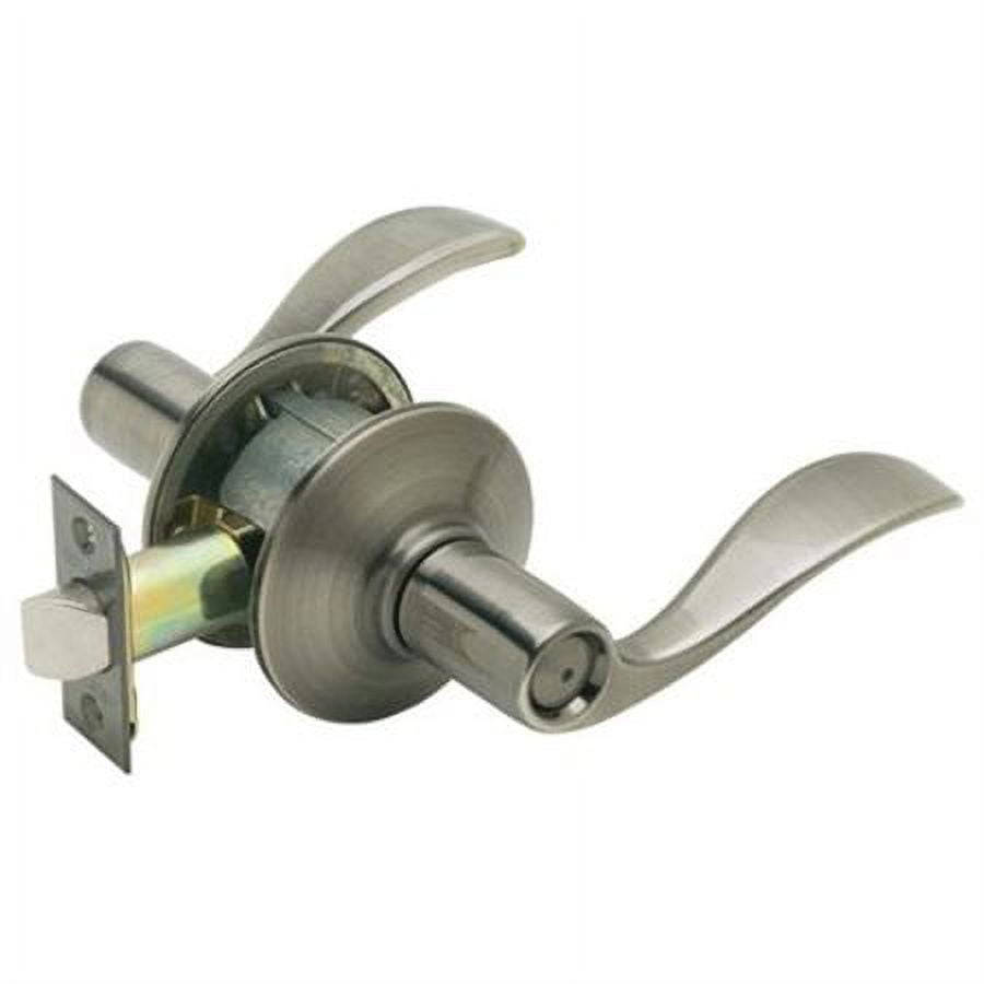 Schlage F40VACC620 Antique Nickel Accent Lever Privacy Set