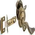 thumbnail image 1 of Schlage F40VAVA609 Avanti Privacy Lever, Antique Brass, 1 of 2