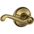 thumbnail image 1 of Schlage F40VFLA609 Flair Privacy Lever, Antique Brass, 1 of 7