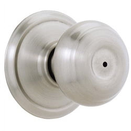 Schlage F40VGEO619 Door Knob Lock, Pack of 1, Satin Nickel