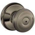 thumbnail image 1 of Schlage F40VGEO620 Georgian Privacy Knob, Antique Pewter, 1 of 2
