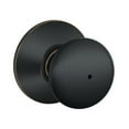 thumbnail image 1 of Schlage F40VPLY716 Aged Bronze Plymouth Privacy Knob, 1 of 2