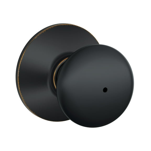 Schlage F40VPLY716 Aged Bronze Plymouth Privacy Knob