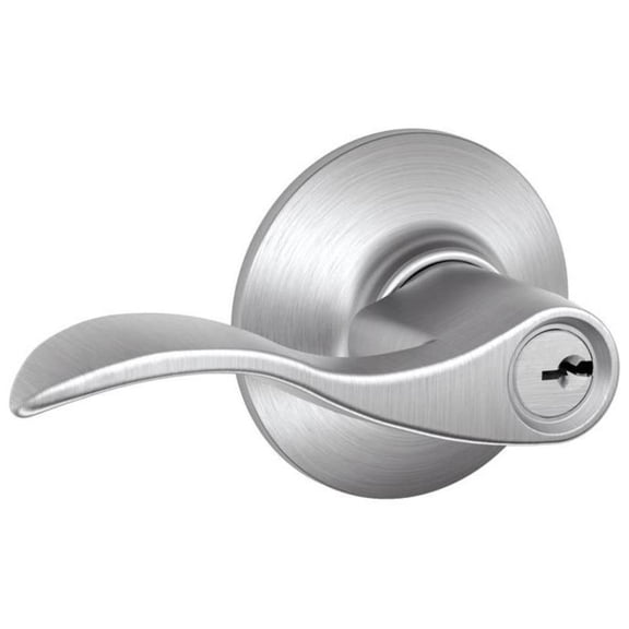 Schlage F51A ACC 626 Accent Single Cylinder Keyed Entry Door Lever Set