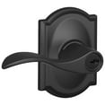 thumbnail image 1 of Schlage F51-Acc-Cam Accent Single Cylinder Keyed Entry Door Lever Set - Black, 1 of 7