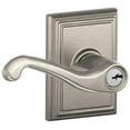 thumbnail image 1 of Schlage F51-Fla-Add Flair Single Cylinder Keyed Entry Door Lever Set - Nickel, 1 of 6