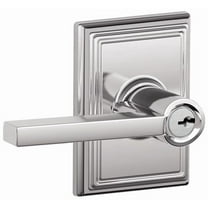 Schlage F51-Lat-Add Latitude Single Cylinder Keyed Entry Door Lever Set - Chrome