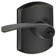 thumbnail image 1 of Schlage F51-Mer-Grw Merano Single Cylinder Keyed Entry Door Lever Set - Bronze, 1 of 4