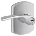thumbnail image 1 of Schlage F51-Mer-Grw Merano Single Cylinder Keyed Entry Door Lever Set - Chrome, 1 of 4