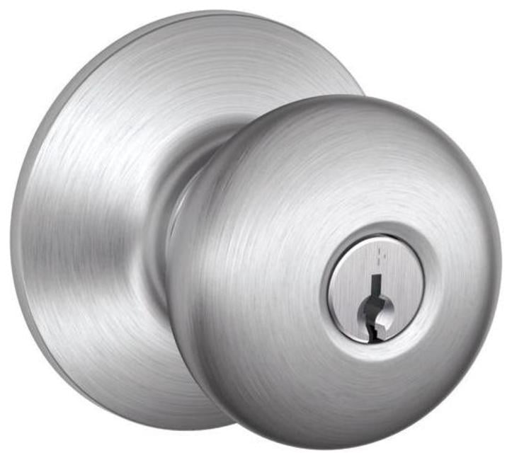 Schlage F51-PLY Plymouth Keyed Entry Panic Proof Door Knob Set