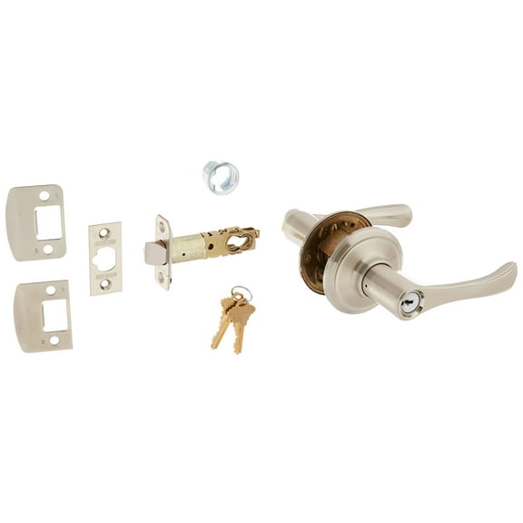 Schlage F51A F Series Avila 619 Entry Door Lock Satin Nickel