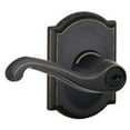 thumbnail image 1 of Schlage F51A FLA 716 CAM Flair Lever with Camelot Trim Keyed Entry Lock, Aged Bronze, 1 of 6
