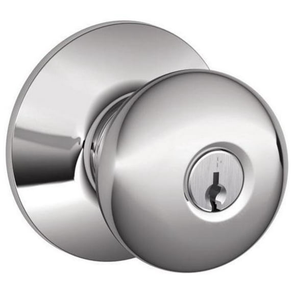 Schlage F51APLY625 Polished Chrome Plymouth Keyed Entry F51A Panic Proof Door Knob