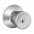 thumbnail image 1 of Schlage F51VBEL626 Satin Chromium Plated Bell Design Entrance Lock, 1 of 2