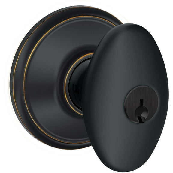 Schlage F51VSIE716 F51A VSIE716 Entry Knob Lock, Aged Bronze