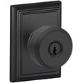 thumbnail image 1 of Schlage F51ABWE622ADD Bowery Keyed Entry Door Knob Set - Black, 1 of 4