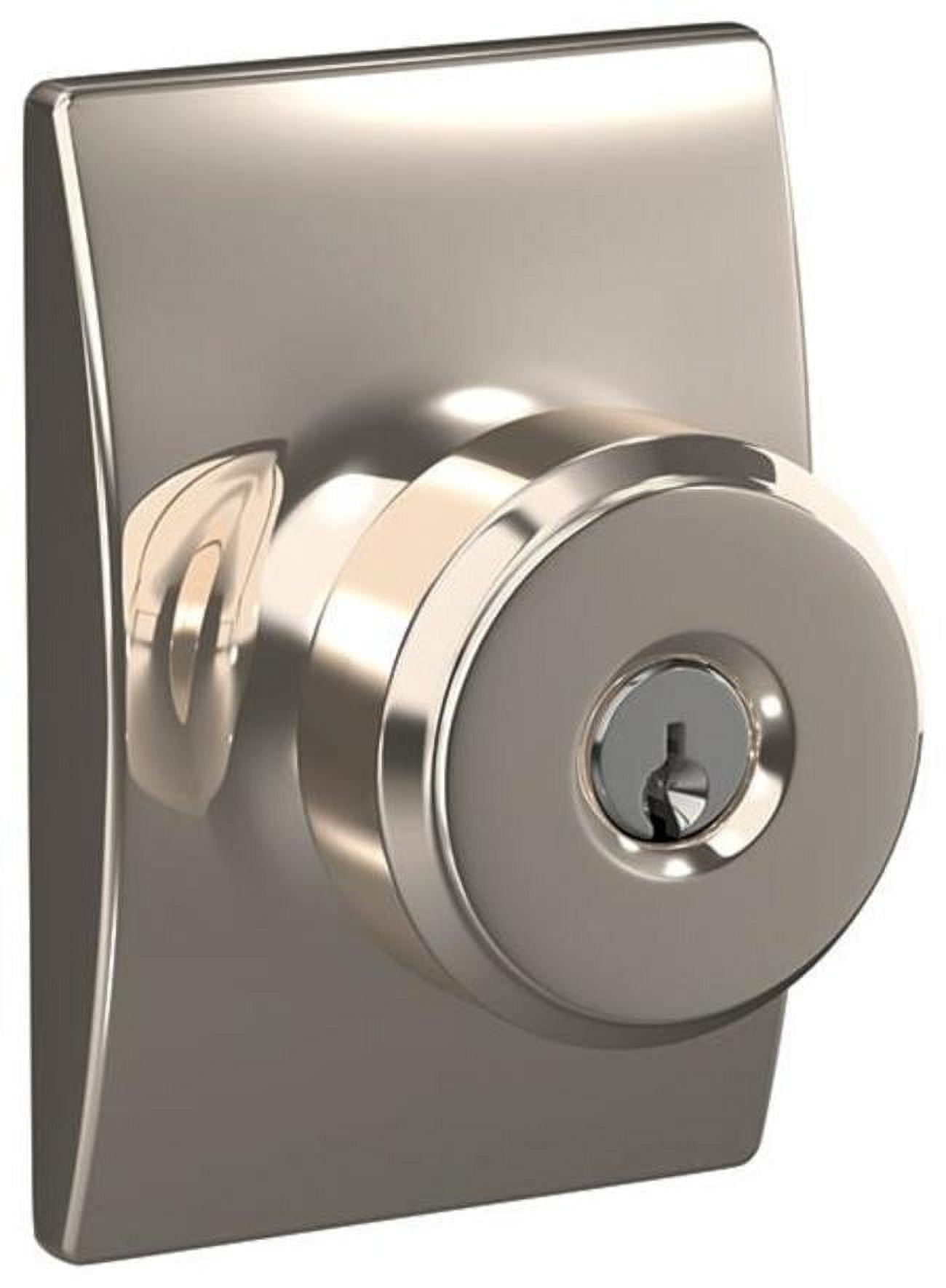 Schlage Bowery Keyed Entry Knob with Century Trim