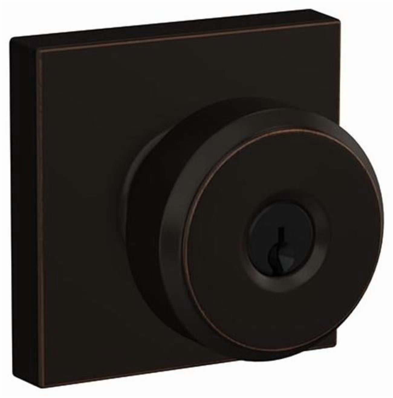 Schlage Bowery Keyed Entry Knob with Collins Trim