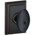 thumbnail image 1 of Schlage F51ASIE716ADD Siena Keyed Entry Single Cylinder Door Knob Set - Bronze, 1 of 4