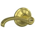 thumbnail image 1 of Schlage F51a-Wit-Ald Whitney Single Cylinder Keyed Entry Door Lever Set - Brass, 1 of 6