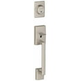 thumbnail image 1 of Schlage F58 CEN 619 Century Exterior Handleset with Deadbolt, Satin Nickel (Exterior Half Only), 1 of 7