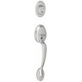 thumbnail image 1 of Schlage F58 PLY 625 Plymouth Exterior Handleset with Deadbolt, Bright Chrome (Exterior Half Only), 1 of 4