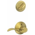 thumbnail image 1 of Schlage F59-ACC-RH Accent Right Hand Single Cylinder Interior Pack from the F-Se, Satin Brass, 1 of 1