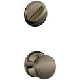 thumbnail image 1 of Schlage F59 AND 620 Andover Interior Knob with Deadbolt, Antique Pewter (Interior Half Only), 1 of 1