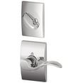 thumbnail image 1 of Schlage F59-Acc-Cen-Lh Accent Left Handed Single Cylinder Interior Pack - Chrome, 1 of 2