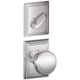 thumbnail image 1 of Schlage F59AND625ADD Andover Single Cylinder Interior Pack - Chrome, 1 of 2