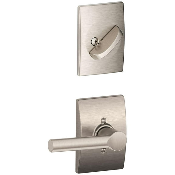 Schlage F59-Brw-Cen Broadway Single Cylinder Interior Pack - Nickel