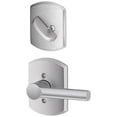 thumbnail image 1 of Schlage F59BRW626GRW Broadway Single Cylinder Interior Pack - Chrome, 1 of 4