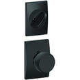 thumbnail image 1 of Schlage F59BWE622CEN Bowery Single Cylinder Interior Pack - Black, 1 of 4