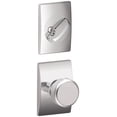 thumbnail image 1 of Schlage F59BWE625CEN Bowery Single Cylinder Interior Pack - Chrome, 1 of 4