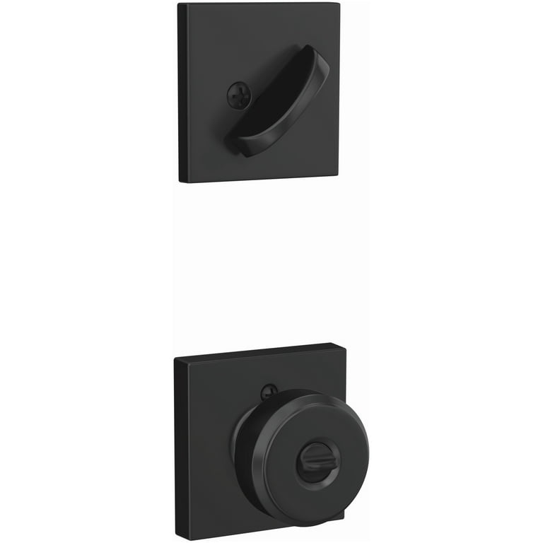 Schlage® Bowery Knob with Collins Trim Privacy Door Lock - Satin