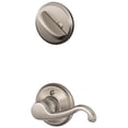 thumbnail image 1 of Schlage F59-Clt-Lh Callington Left Handed Single Cylinder Interior Pack - Nickel, 1 of 1