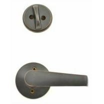 Schlage F59-Ela Elan Residential Single Cylinder Keyed Entry Interior Pack - Bronze