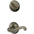 thumbnail image 1 of Schlage F59 FLA 620 LH Flair Interior Left-Handed Lever with Deadbolt, Antique Pewter (Interior Half Only), 1 of 2