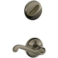 thumbnail image 1 of Schlage F59 FLA 620 RH Flair Interior Right-Handed Lever with Deadbolt, Antique Pewter (Interior Half Only), 1 of 3